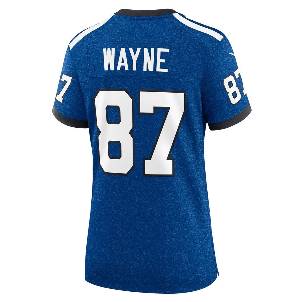Women's Nike Indianapolis Colts Reggie Wayne Royal Retired Player Game NFL Jersey