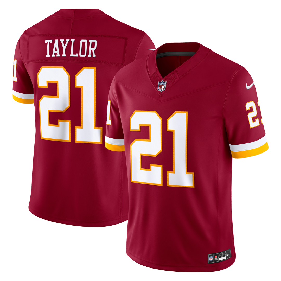 Men's Nike Washington Commanders Sean Taylor Burgundy Team Vapor F.U.S.E. Stitched Retired Limited NFL Jersey