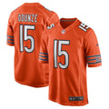 Men's Nike Chicago Bears Rome Odunze Orange Alternate Game NFL Jersey