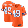 Men's Nike Denver Broncos Alex Singleton Orange Alternate Game NFL Jersey