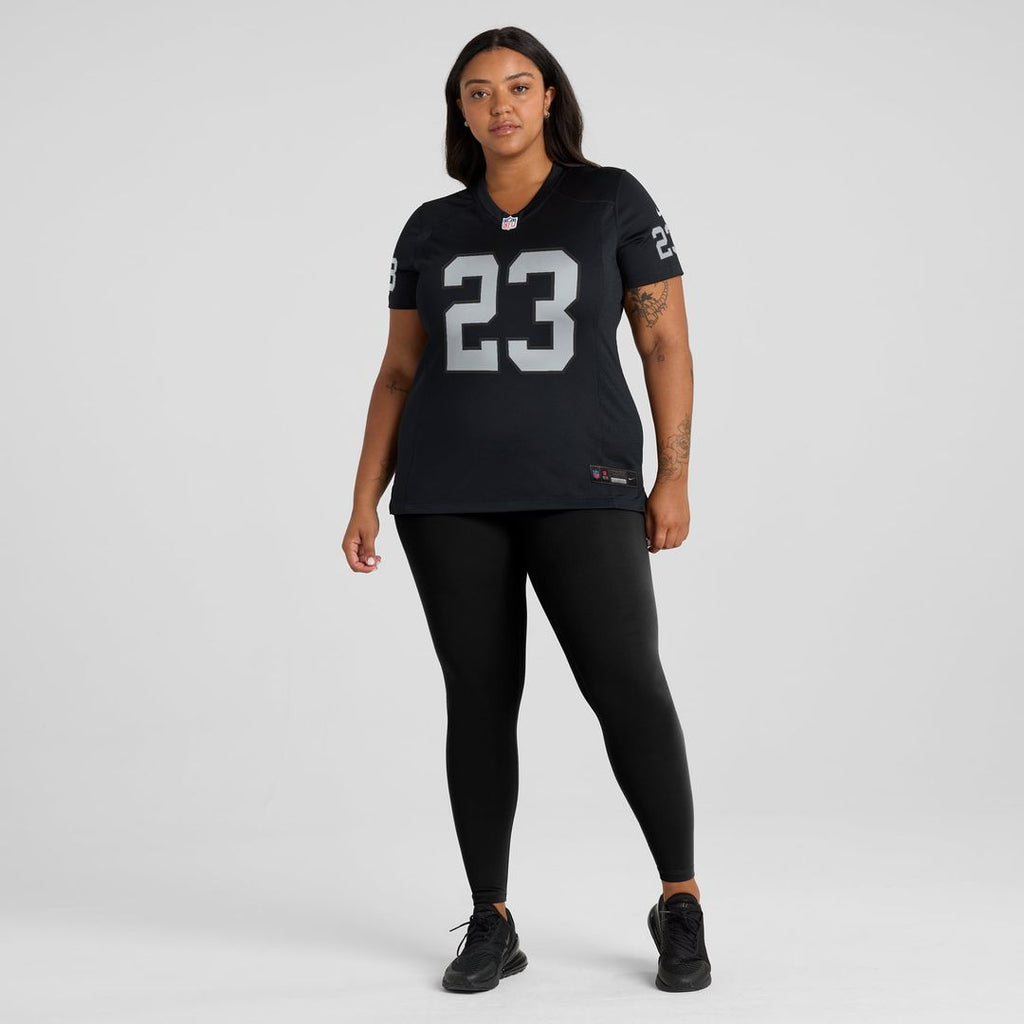 Women's Nike Las Vegas Raiders Dylan Laube Black Game NFL Jersey