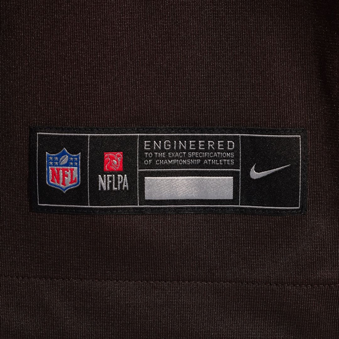 Men's Nike Cleveland Browns David Bell Brown Game NFL Jersey