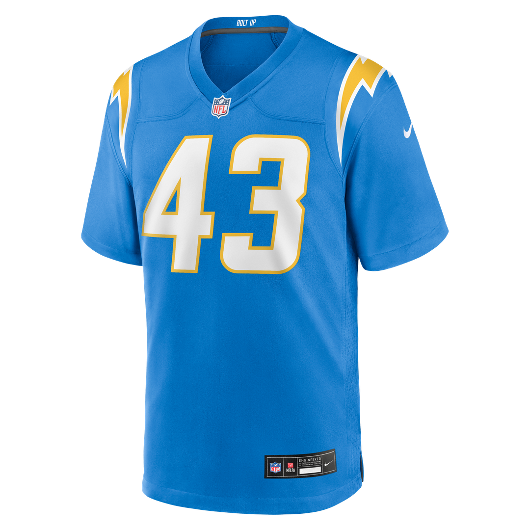 Men's Nike Los Angeles Chargers Michael Davis Powder Blue Game NFL Jersey