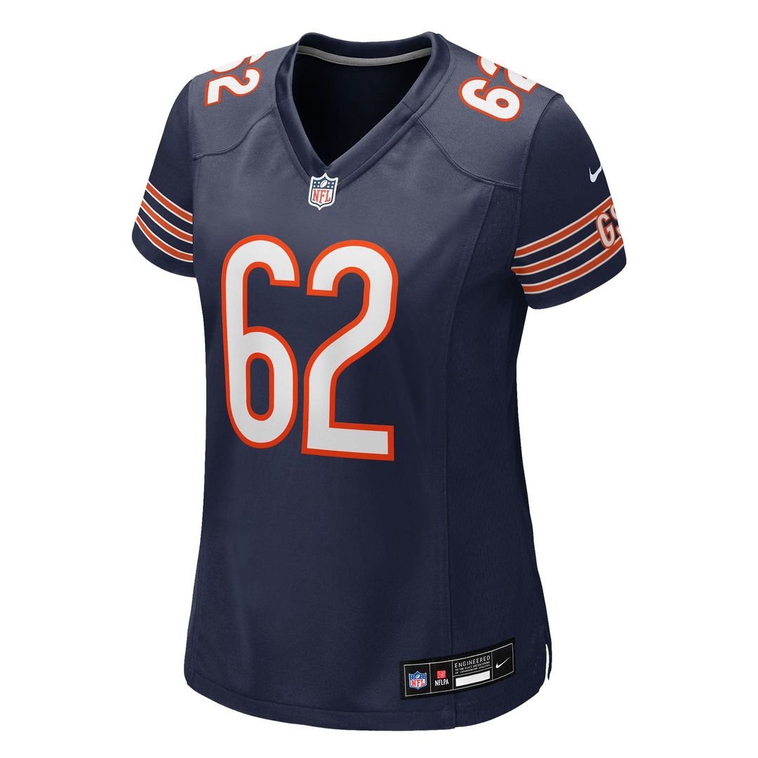 Women's Nike Chicago Bears Joe Thuney Navy Team Game NFL Jersey