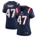 Women's Nike New England Patriots Julian Ashby Navy Team Game NFL Jersey