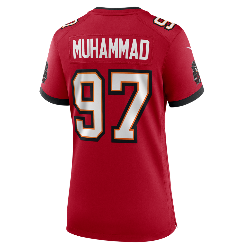 Women's Nike Tampa Bay Buccaneers Al-Quadin Muhammad Red Team Game NFL Jersey