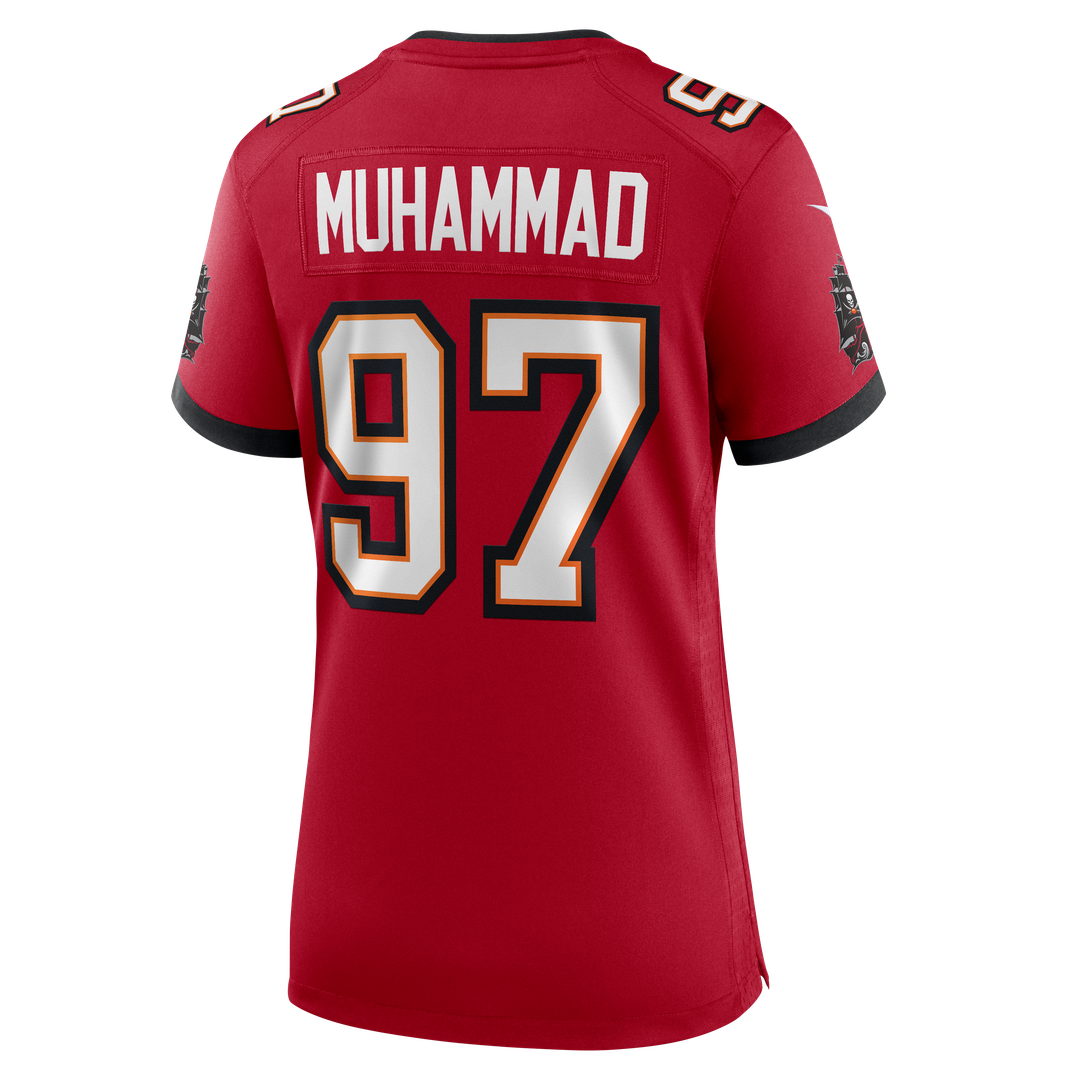 Women's Nike Tampa Bay Buccaneers Al-Quadin Muhammad Red Team Game NFL Jersey