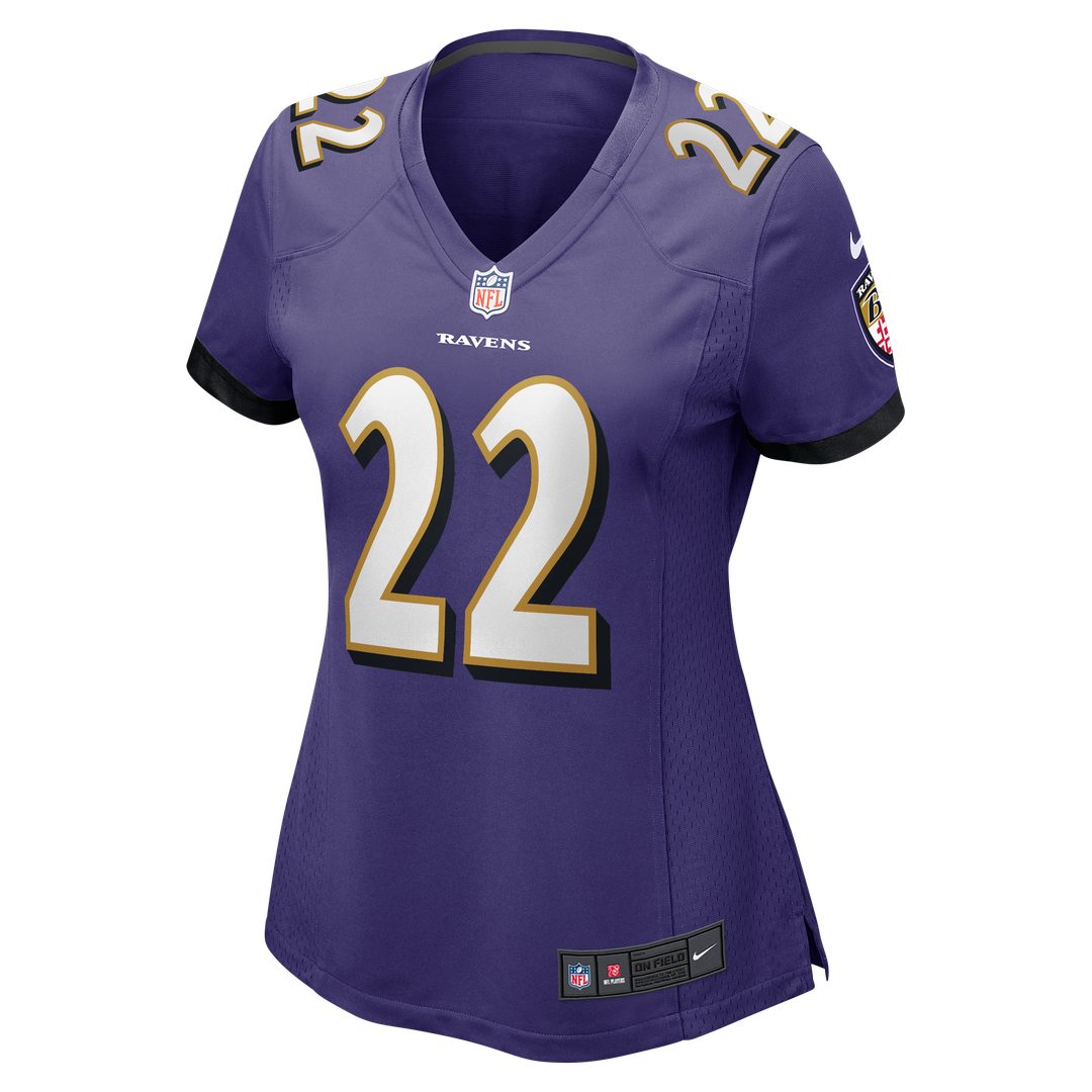 Women's Nike Baltimore Ravens Derrick Henry Purple Game Player NFL Jersey