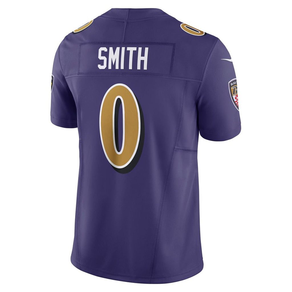 Men's Nike Baltimore Ravens Roquan Smith Purple Alternate 2 Vapor F.U.S.E. Limited NFL Jersey