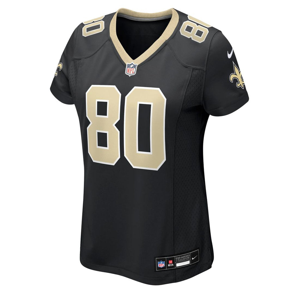 Women's Nike New Orleans Saints Moliki Matavao Black Team Game NFL Jersey