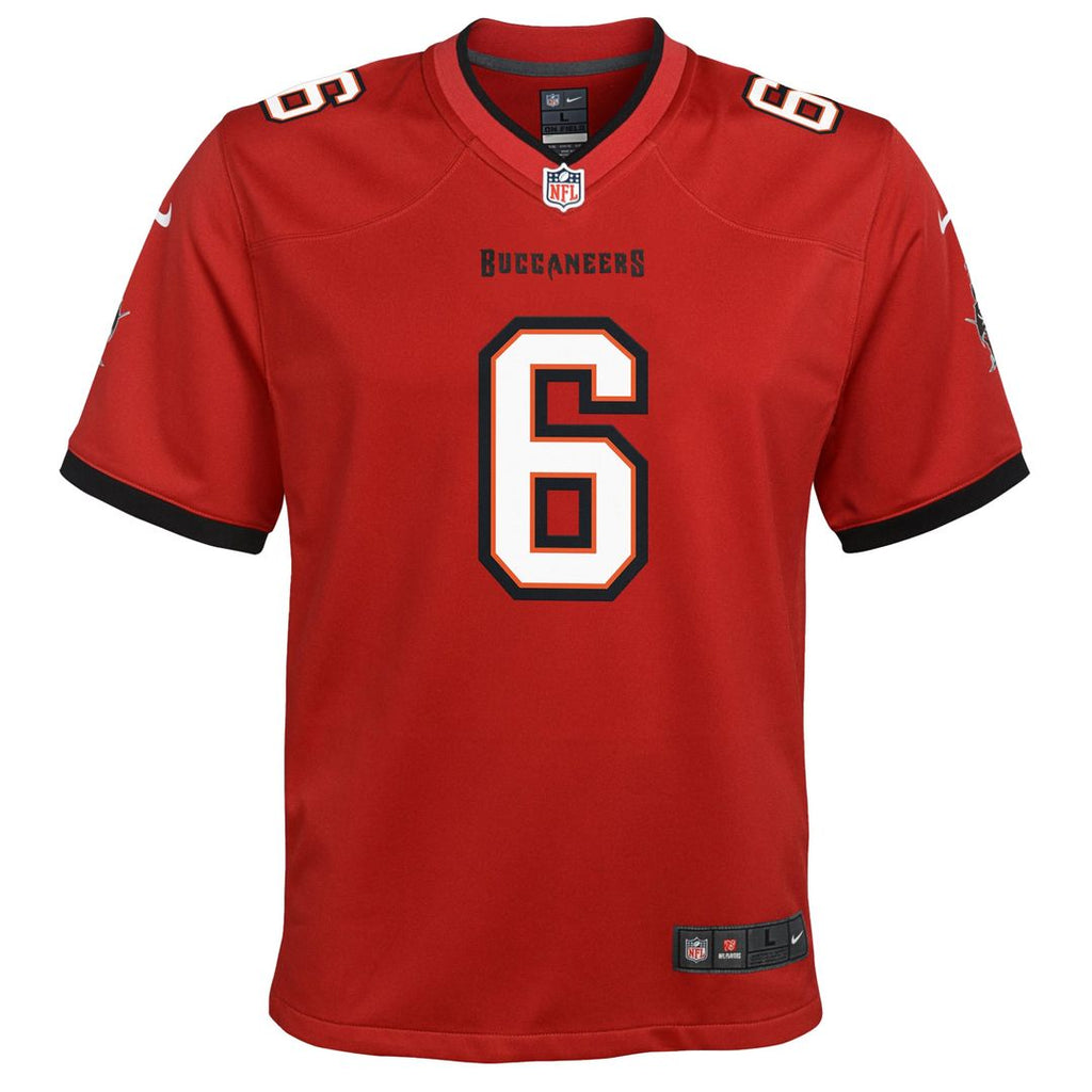Youth Nike Tampa Bay Buccaneers Baker Mayfield White Game NFL Jersey
