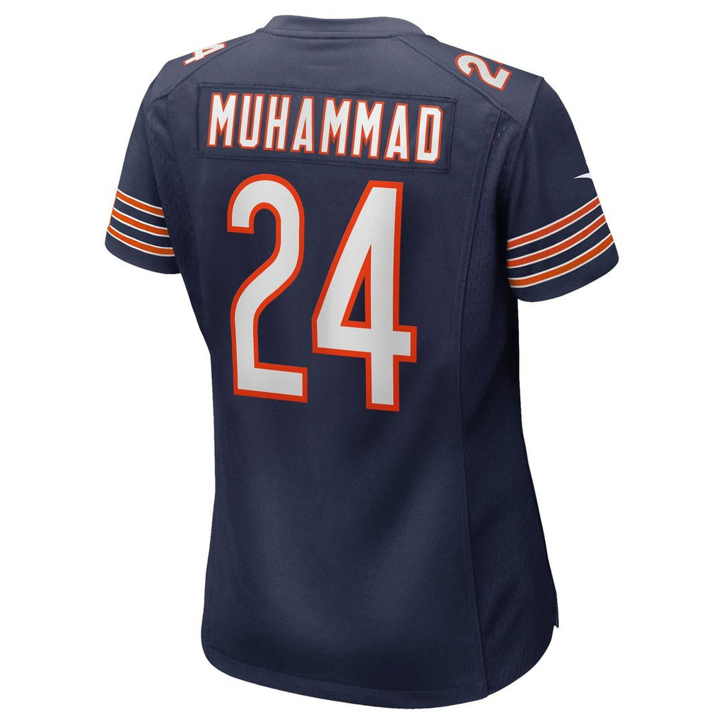 Women's Nike Chicago Bears Malik Muhammad Navy Team Game NFL Jersey