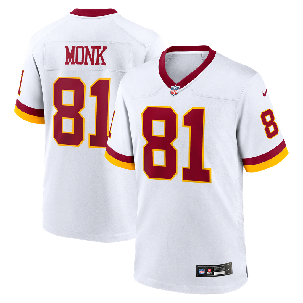 Men's Nike Washington Commanders Art Monk White Alternate 2 Super Bowl Era Game NFL Jersey
