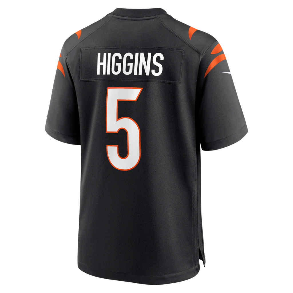 Men's Nike Cincinnati Bengals Tee Higgins Orange Alternate Game NFL Jersey