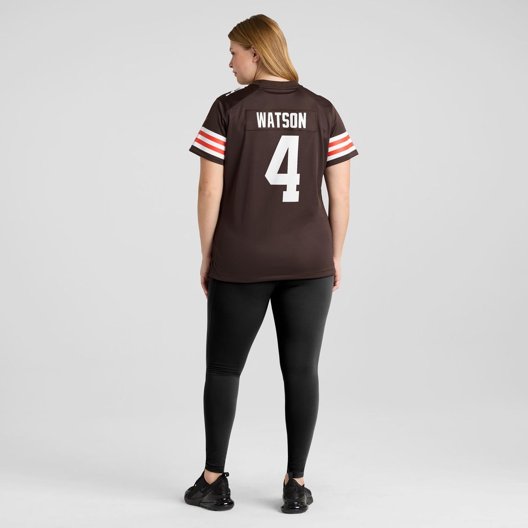 Women's Nike Cleveland Browns Deshaun Watson Brown Player NFL Jersey