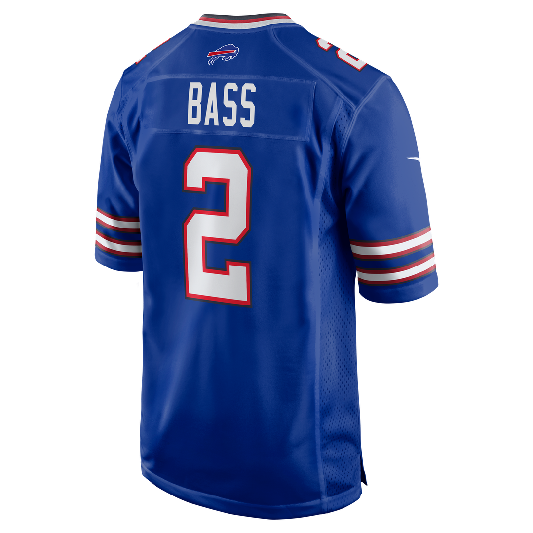 Men's Nike Buffalo Bills Tyler Bass Royal Game Player NFL Jersey