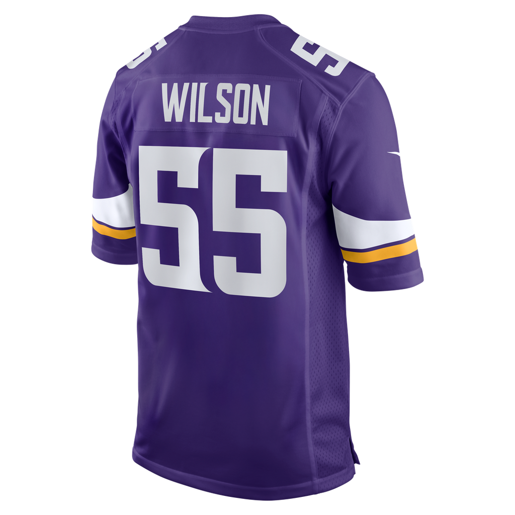Men's Nike Minnesota Vikings Eric Wilson Purple Team Game NFL Jersey