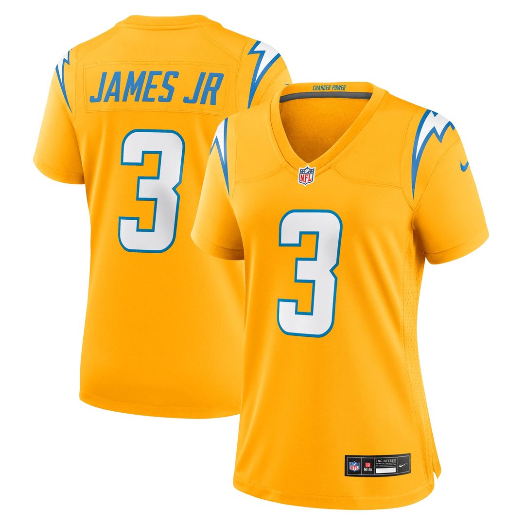 Women's Nike Los Angeles Chargers Derwin James Jr. Gold Alternate Charger Power Game NFL Jersey