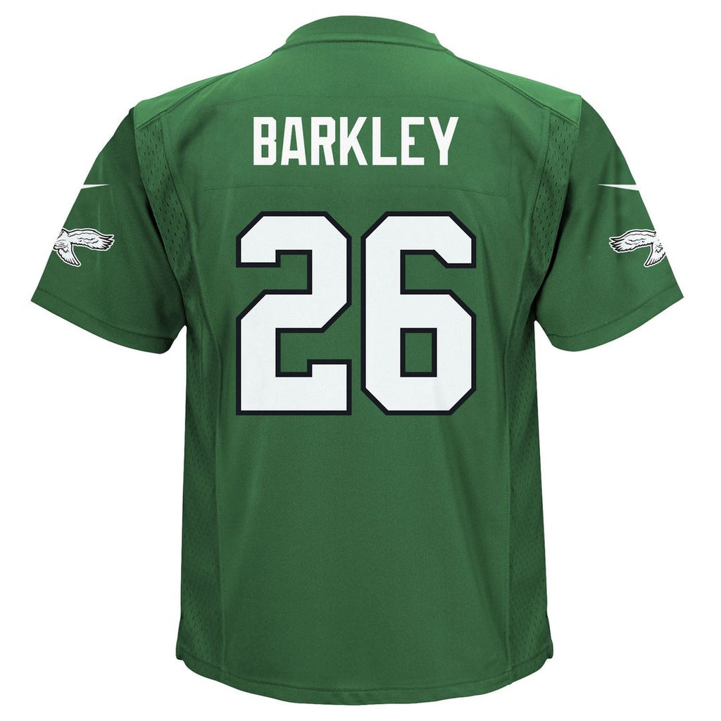 Toddler Nike Philadelphia Eagles Saquon Barkley Midnight Green Game NFL Jersey