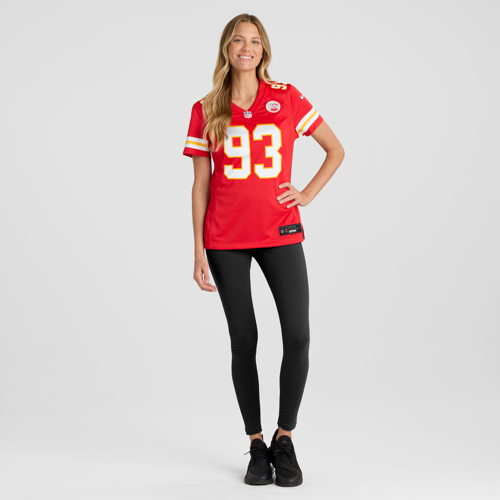 Women's Nike Kansas City Chiefs Zacch Pickens Red Team Game NFL Jersey
