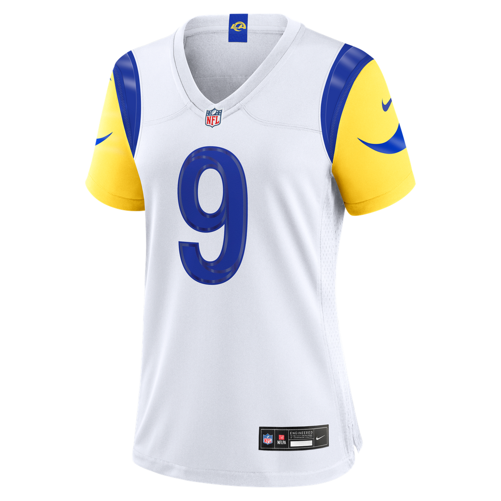 Women's Nike Los Angeles Rams Matthew Stafford White Game NFL Jersey