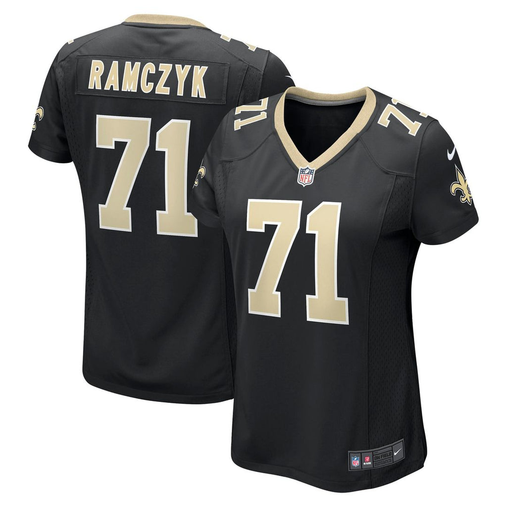 Women's Nike New Orleans Saints Ryan Ramczyk Black Game NFL Jersey