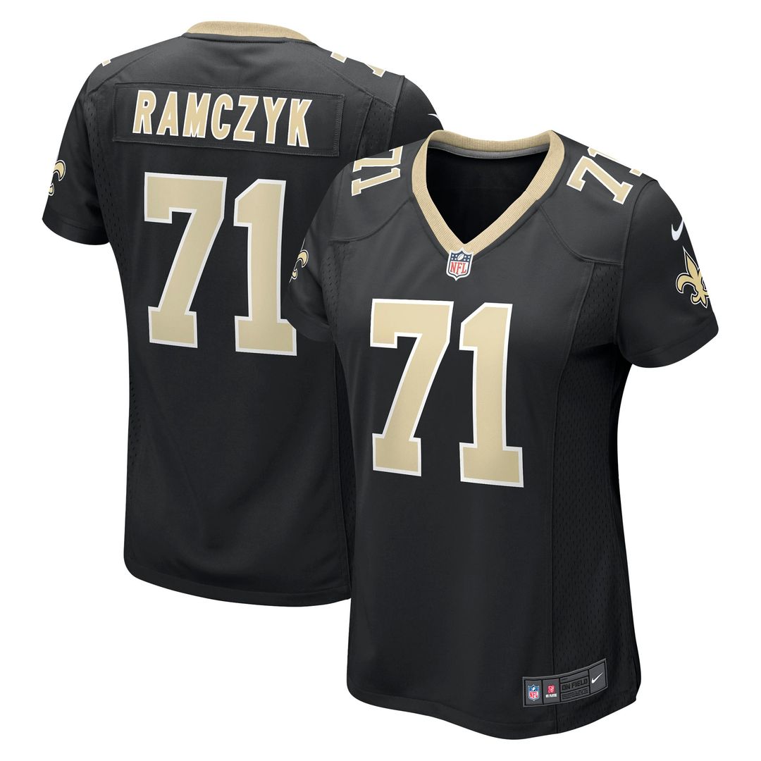 Women's Nike New Orleans Saints Ryan Ramczyk Black Game NFL Jersey