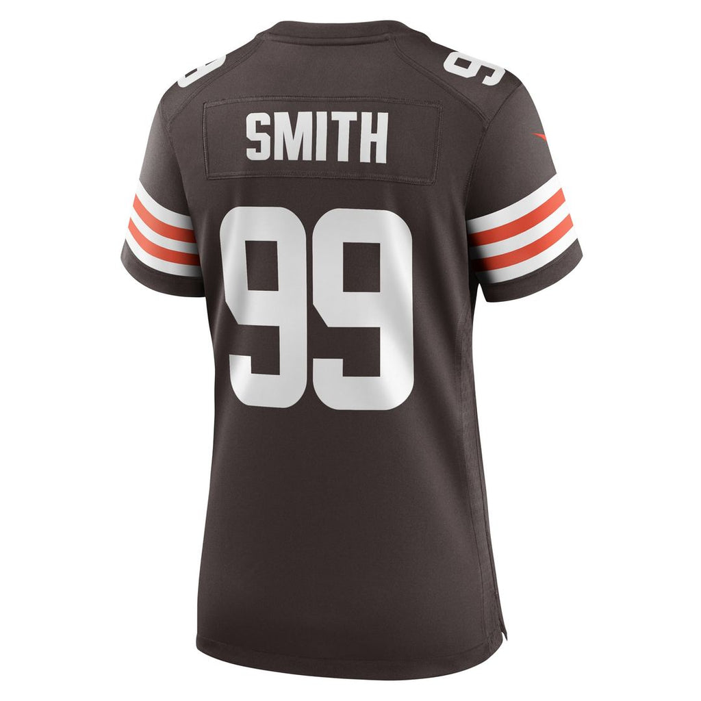 Women's Nike Cleveland Browns Za'Darius Smith Brown Team Game NFL Jersey