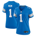 Men's Nike Detroit Lions Number 1 Mom Blue Game NFL Jersey
