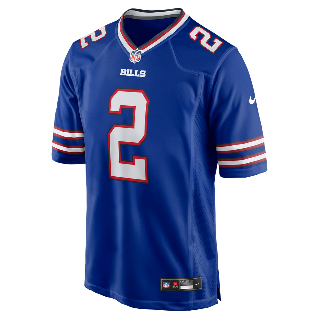 Men's Nike Buffalo Bills Tyler Bass Royal Game Player NFL Jersey