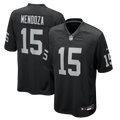 Men's Nike Las Vegas Raiders Fernando Mendoza Black 2026 NFL Draft First Round Pick No. 1 Team Game NFL Jersey