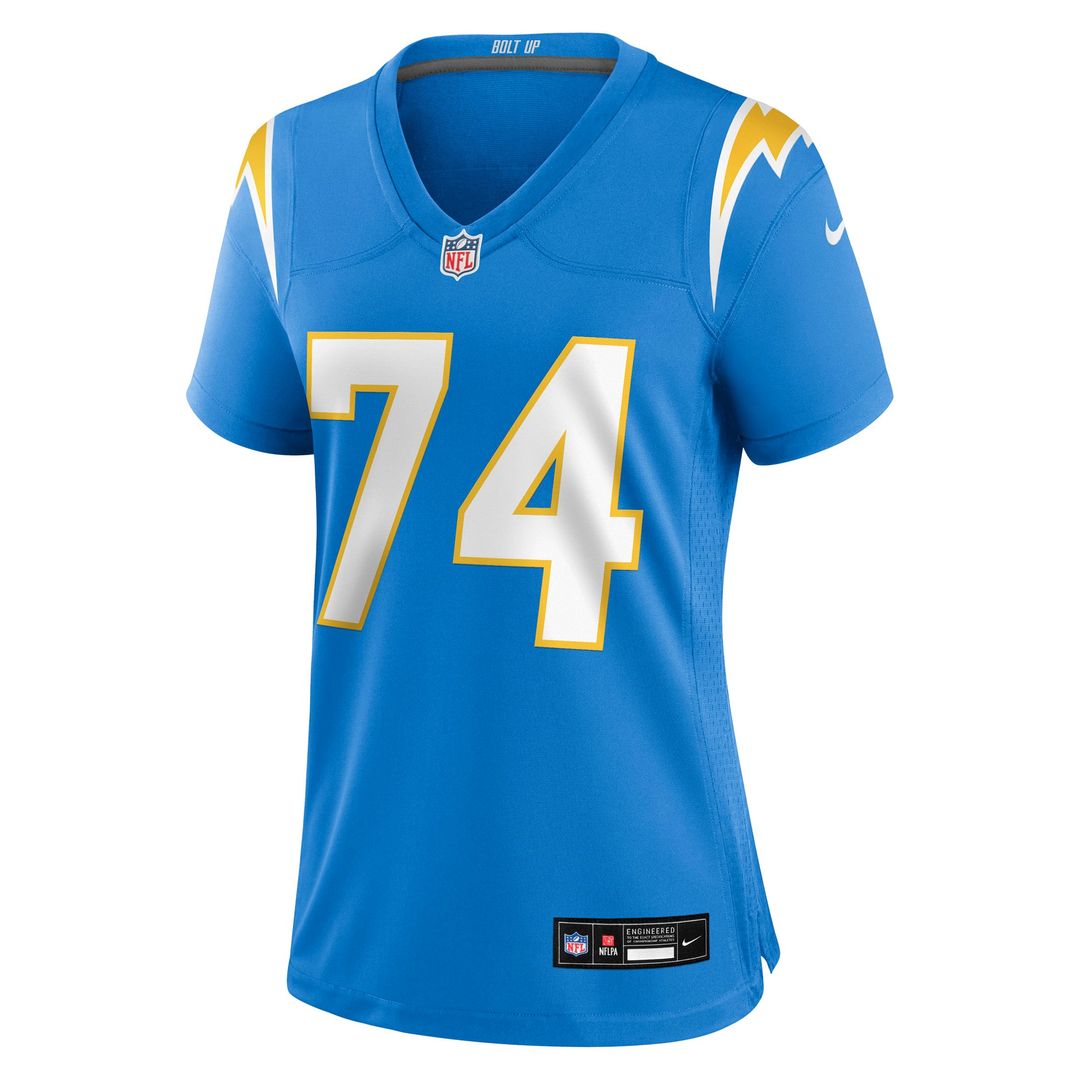 Women's Nike Los Angeles Chargers Kayode Awosika Powder Blue Team Game NFL Jersey