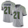 Men's Nike Seattle Seahawks Devon Witherspoon Wolf Gray 2025 Rivalries Collection Stitched Limited NFL Jersey