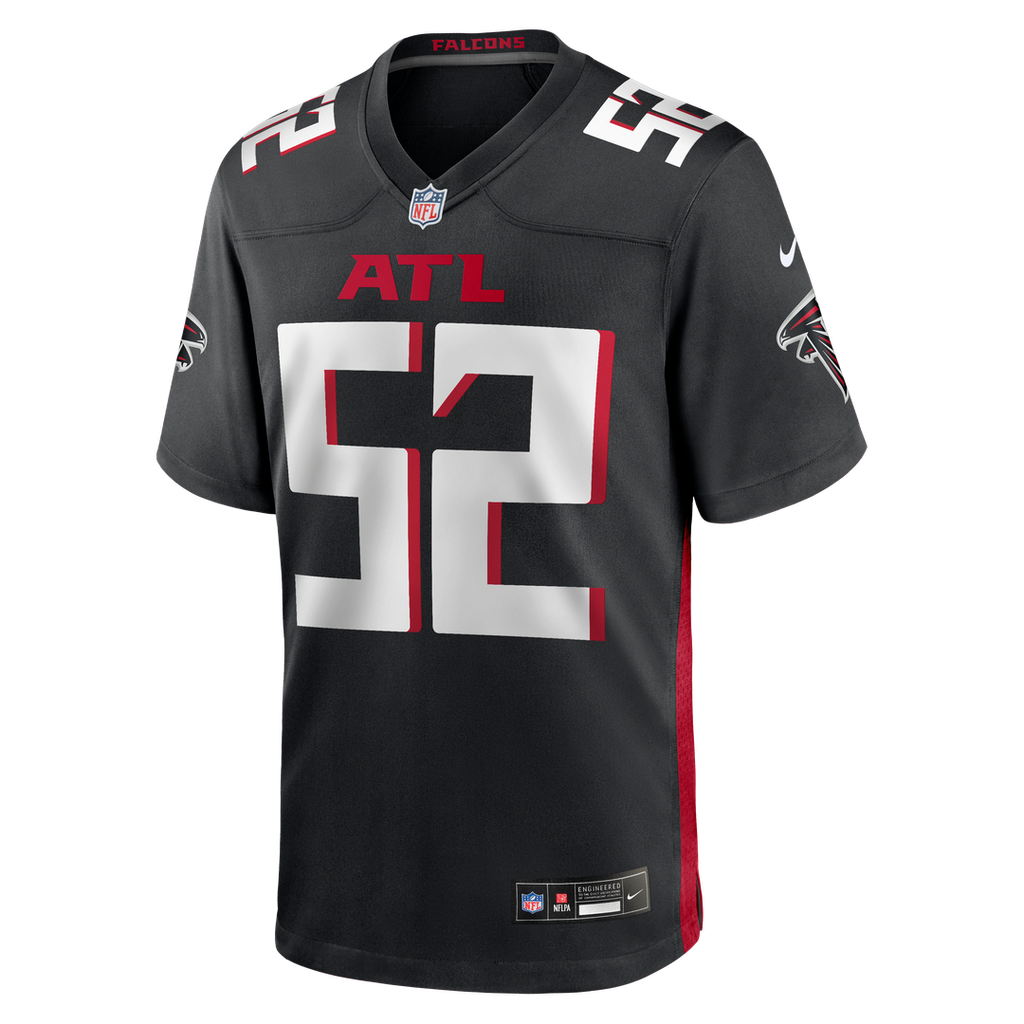 Men's Nike Atlanta Falcons Jovaughn Gwyn Black Team Game NFL Jersey