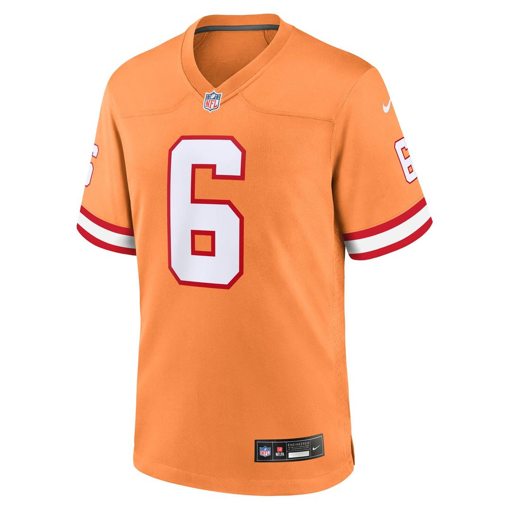 Men's Nike Tampa Bay Buccaneers Baker Mayfield White Away Game NFL Jersey