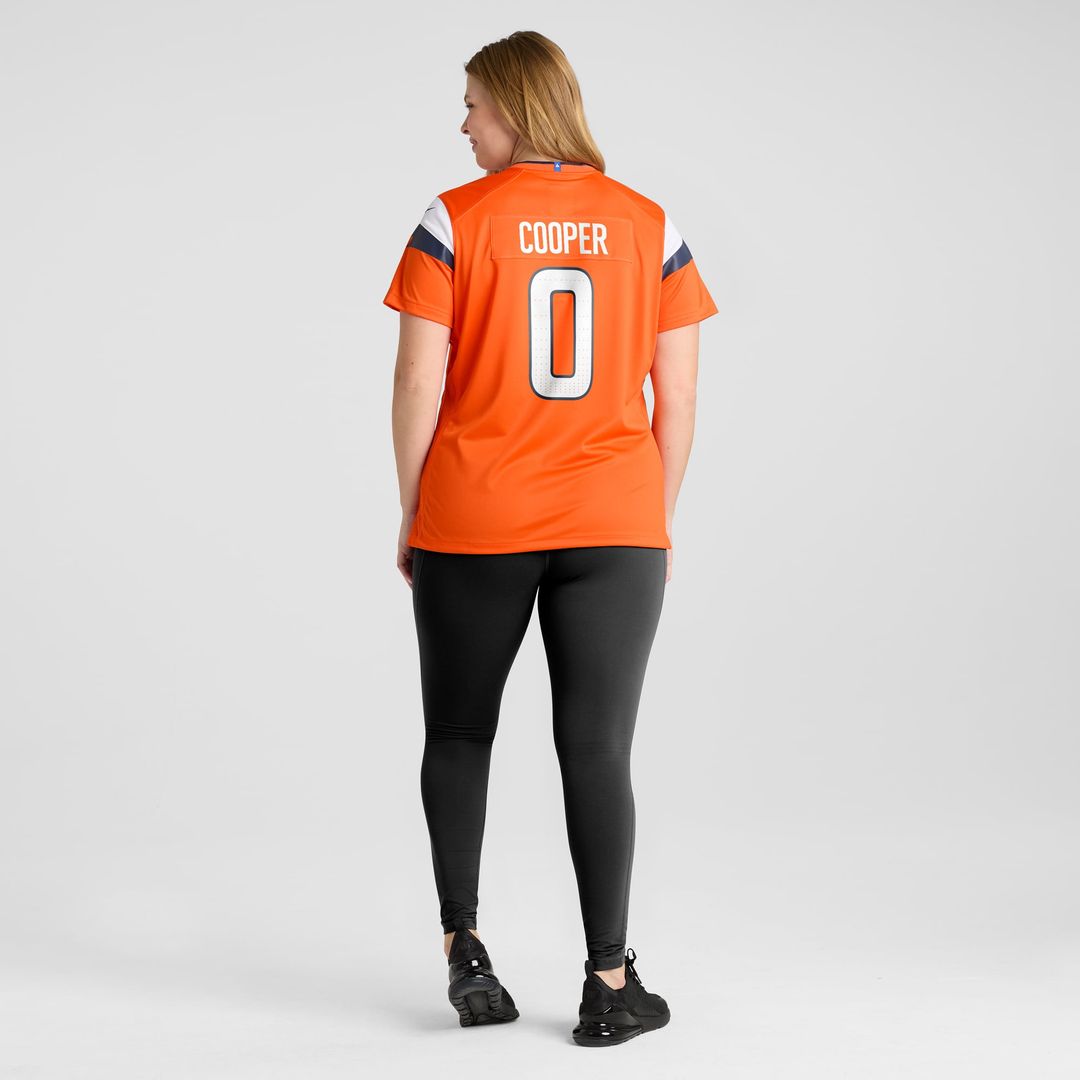 Women's Nike Denver Broncos Jonathon Cooper Orange Team Game NFL Jersey