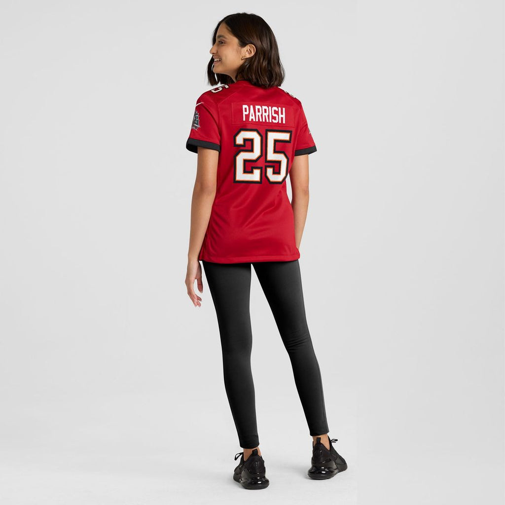 Women's Nike Tampa Bay Buccaneers Jacob Parrish Red Team Game NFL Jersey