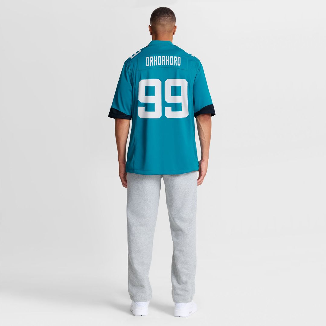 Men's Nike Jacksonville Jaguars Ruke Orhorhoro Teal Team Game NFL Jersey