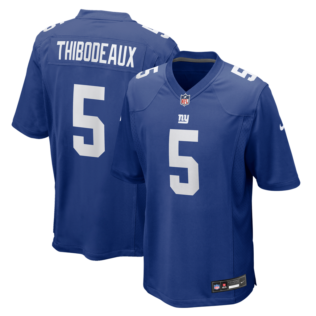 Men's Nike New York Giants Kayvon Thibodeaux Royal Player Game NFL Jersey