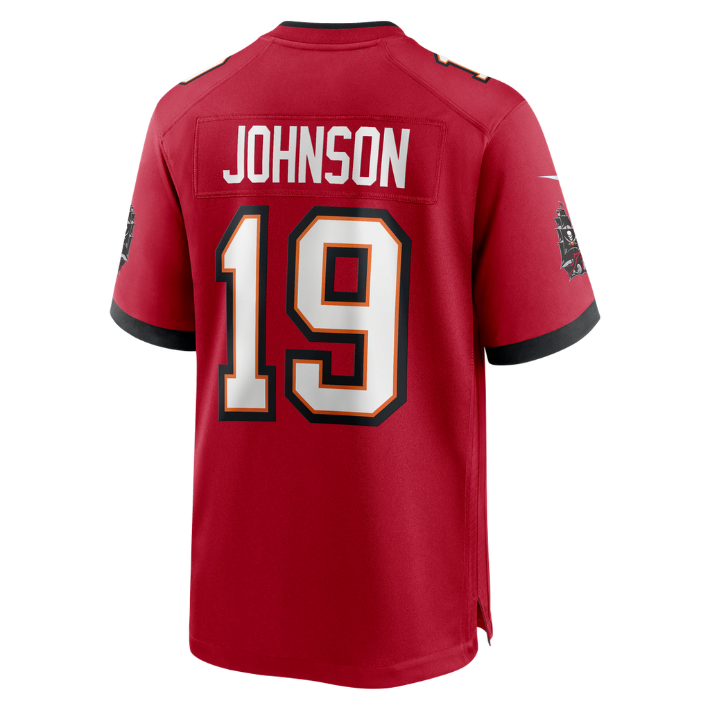 Men's Nike Tampa Bay Buccaneers Keyshawn Johnson Red Game Retired Player NFL Jersey
