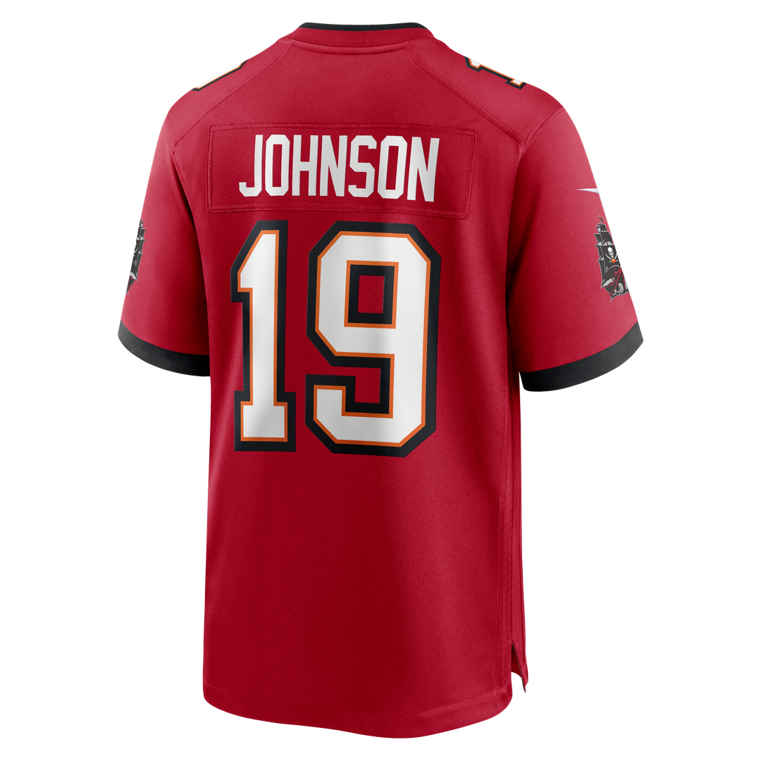 Men's Nike Tampa Bay Buccaneers Keyshawn Johnson Red Game Retired Player NFL Jersey