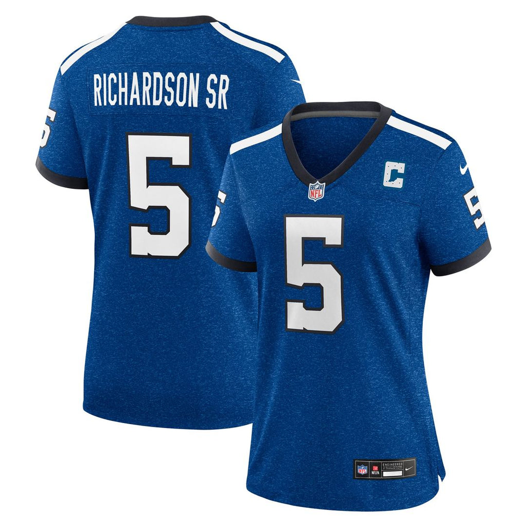 Women's Nike Indianapolis Colts Anthony Richardson Sr. Royal Alternate Indiana Nights Game NFL Jersey