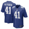Men's Nike New York Giants Micah McFadden Royal Game Player NFL Jersey