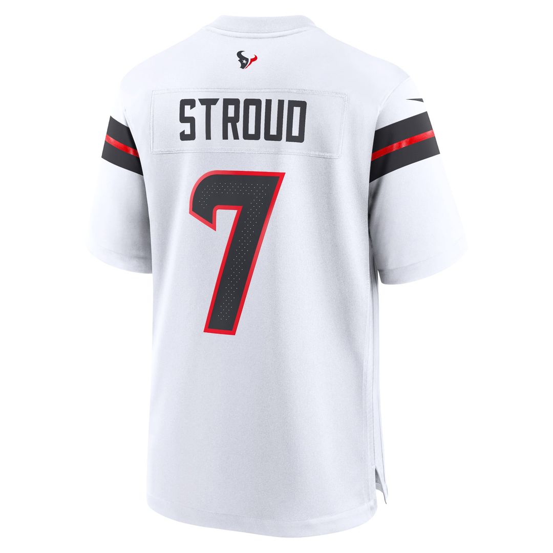 Men's Nike Houston Texans C.J. Stroud White Game NFL Jersey