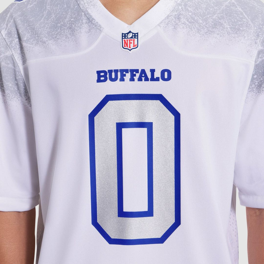 Men's Nike Buffalo Bills Keon Coleman White 2025 Rivalries Collection Game NFL Jersey