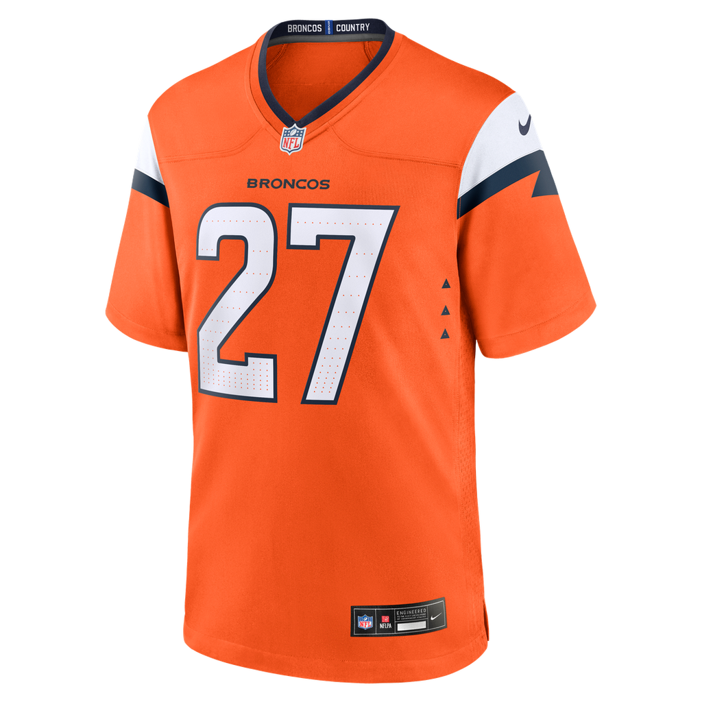 Men's Nike Denver Broncos J.K. Dobbins Navy Alternate Game NFL Jersey