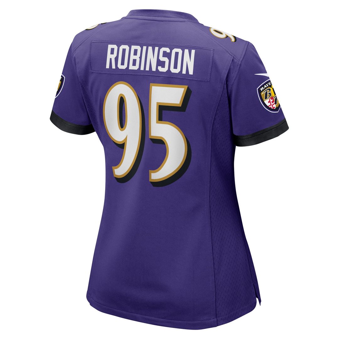 Women's Nike Baltimore Ravens Tavius Robinson Purple Game NFL Jersey