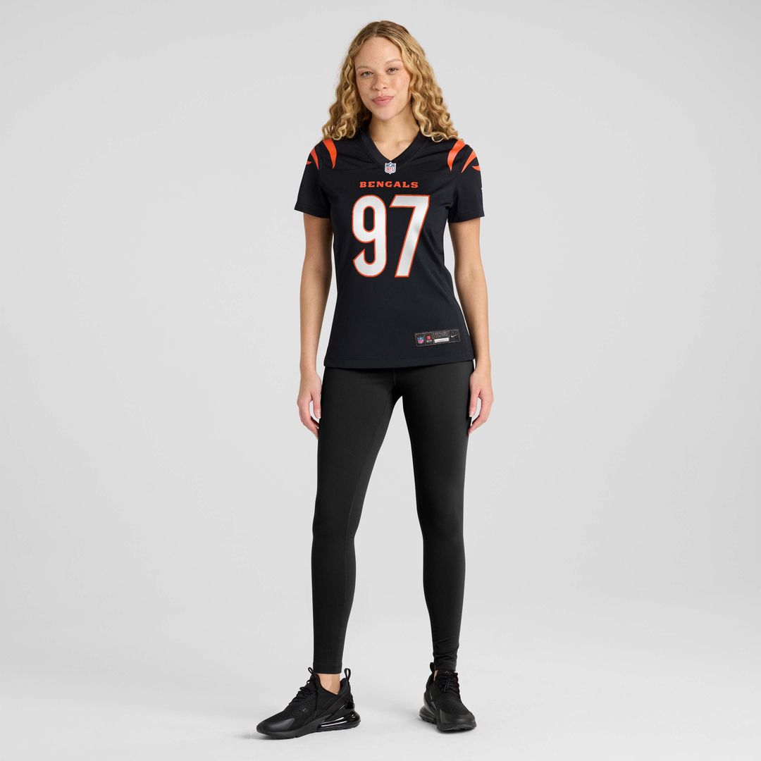 Women's Nike Cincinnati Bengals Shemar Stewart Black Team Game NFL Jersey