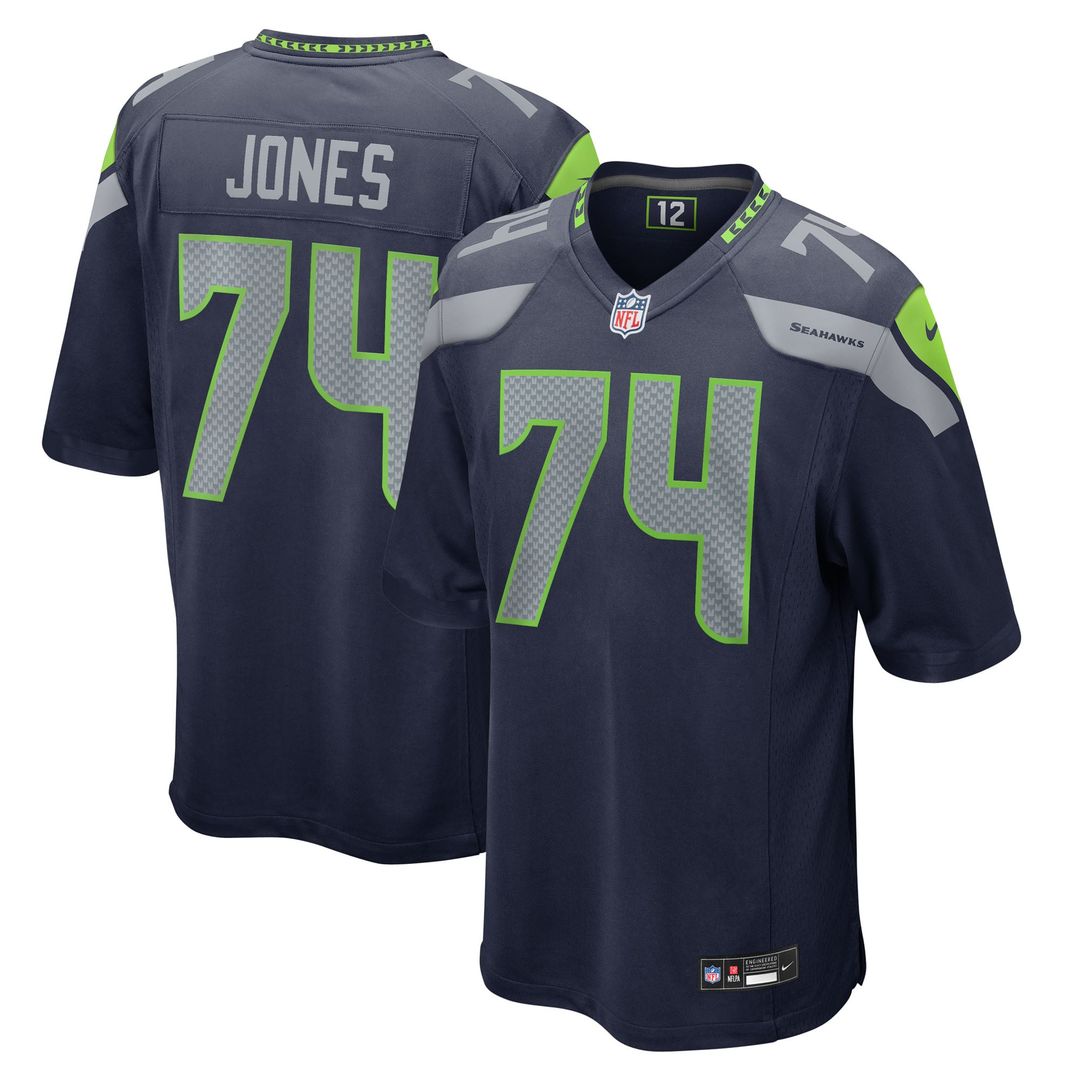 Men's Nike Seattle Seahawks Josh Jones College Navy Team Game NFL Jersey