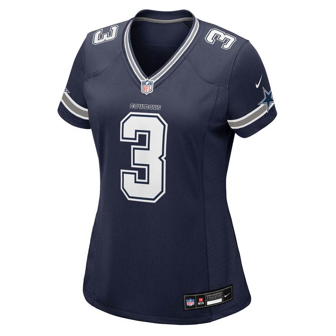 Women's Nike Dallas Cowboys George Pickens Navy Game NFL Jersey